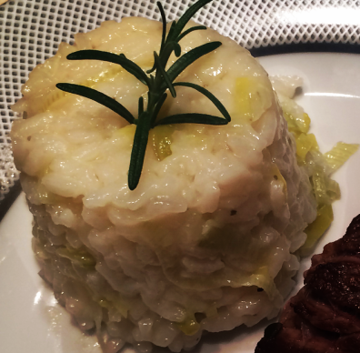Risoto de Alho Poró