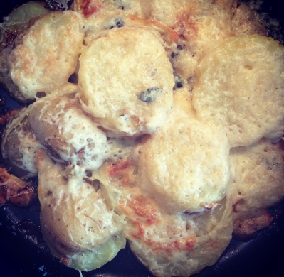 Batata ao Forno com Perfume de Queijos