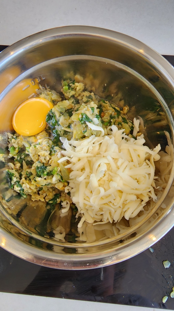 Suflê de Espinafre; Shimeji na Airfryer