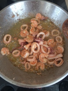 Lula e Camarão Aperitivo