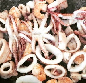 Risoto de Arroz Selvagem com Frutos do Mar