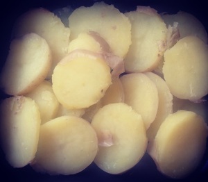 Batata Gratinada com Queijos e Saint Augur