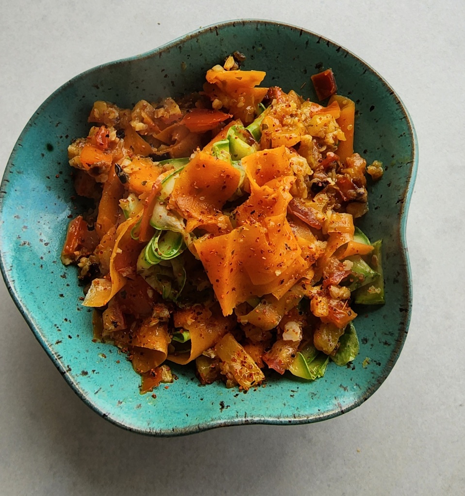 Pappardelle de Cenoura & Abobrinha