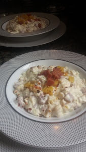 Massa de Paris com Creme de Queijos