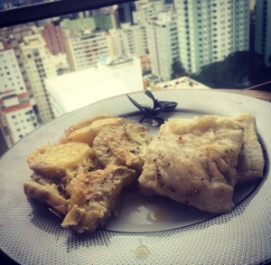 Batata Gratinada com Queijos e Saint Augur