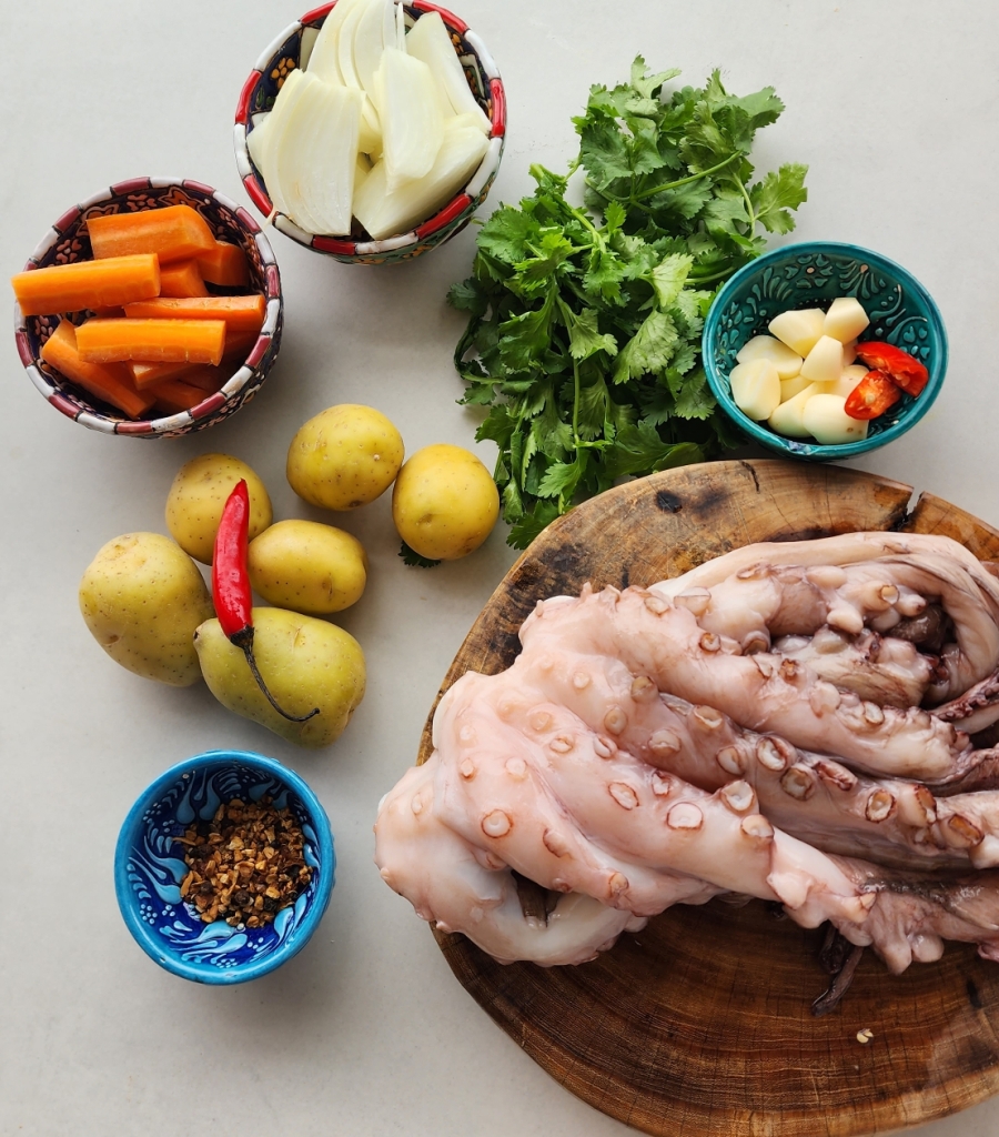 Pulpo a La Gallega (Polvo à Galega)