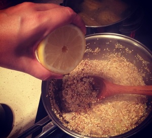 Quinoa Gratinada no Perfume de Limão Siciliano