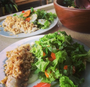 Filet de Merluza com Molho de Castanha do Para