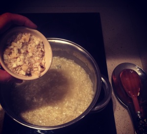 Risoto de Brie e Castanhas