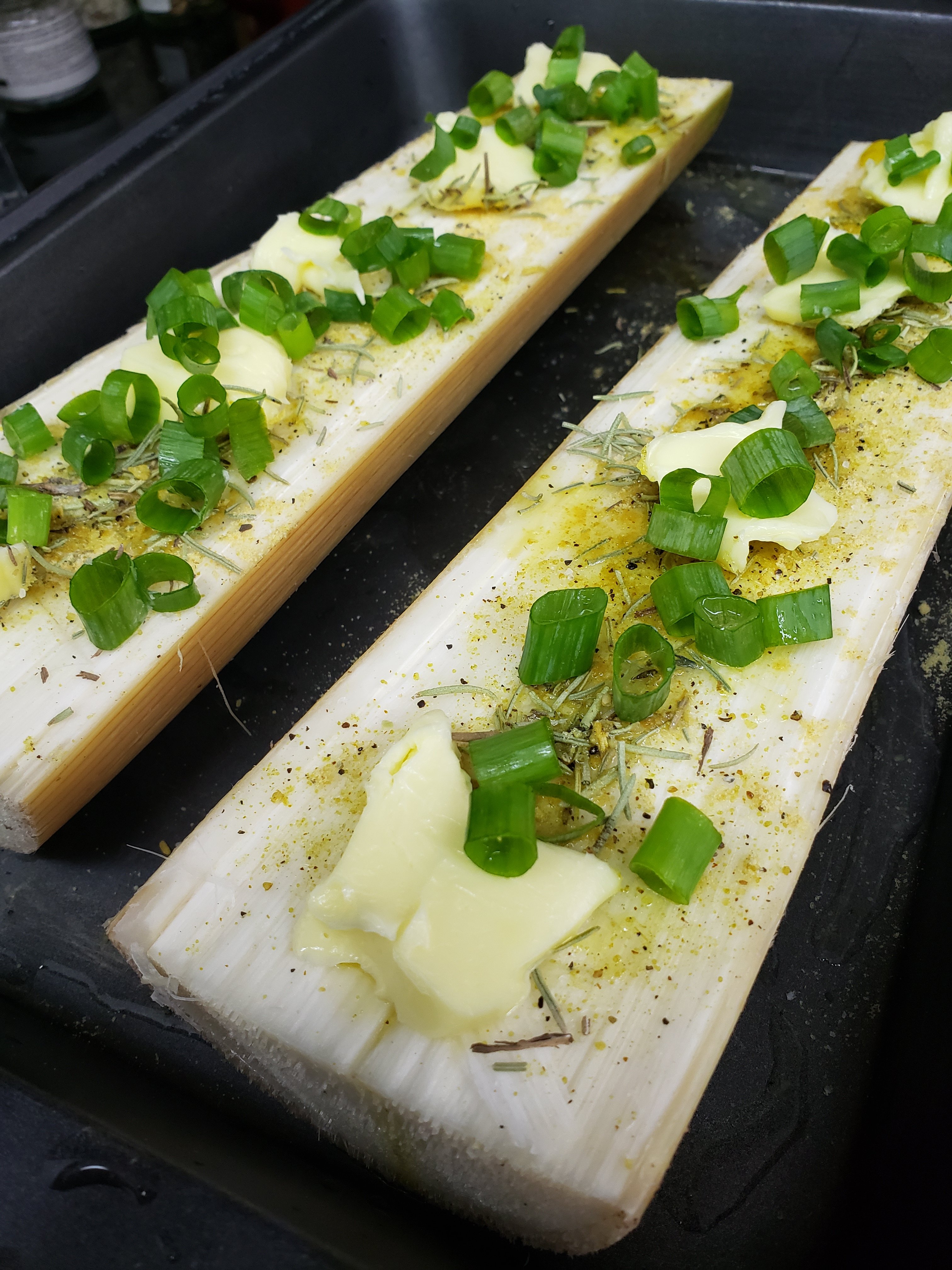 Palmito Pupunha No Forno com Especiarias