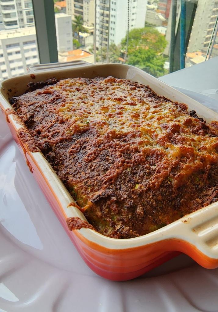 Torta de Abobrinha na Aairfryer