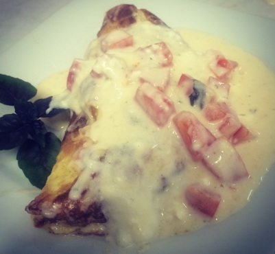 Omelete Caprese