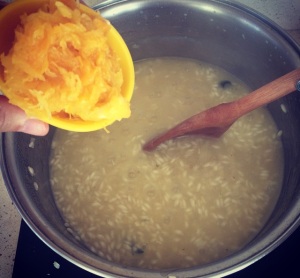 Risoto na Mini Abóbora