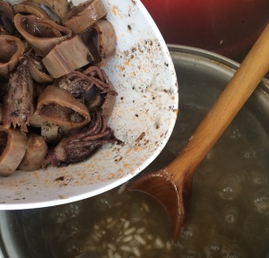 Risoto de Lula na Própria Tinta