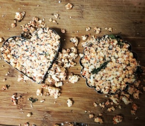 Coração de Tapioca Bolinho de Tapioca