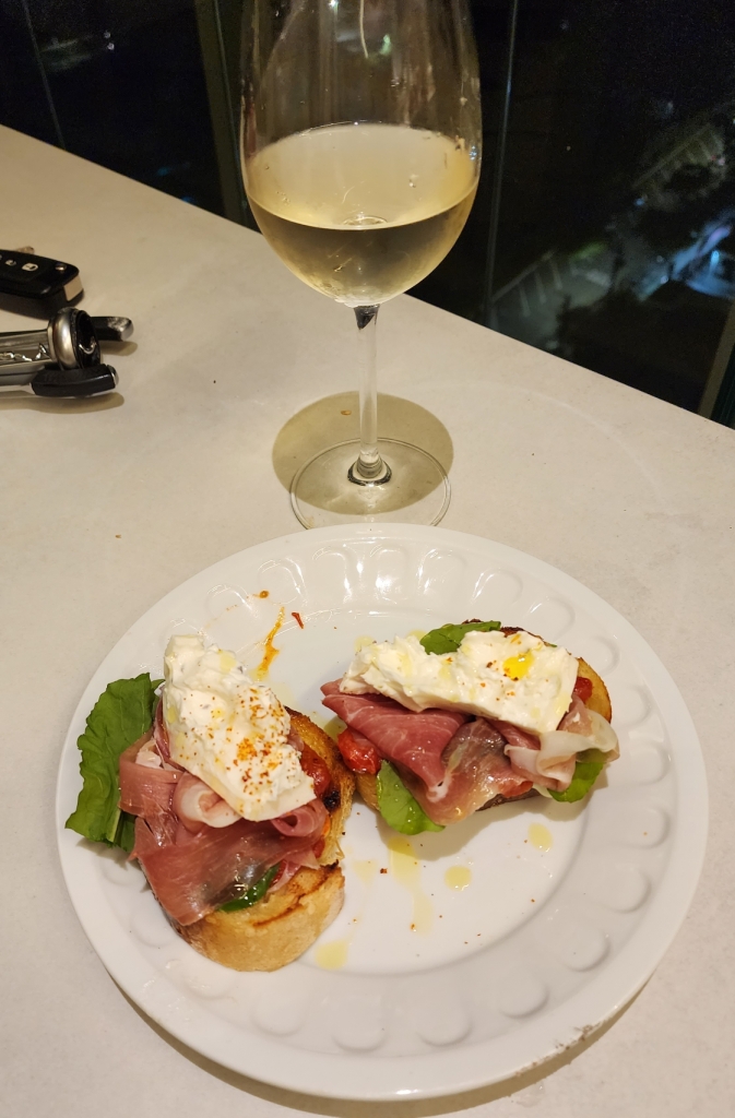 Bruschetta com Parma & Burrata