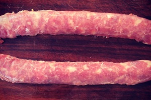 Polenta com Ragú de Lingüiça