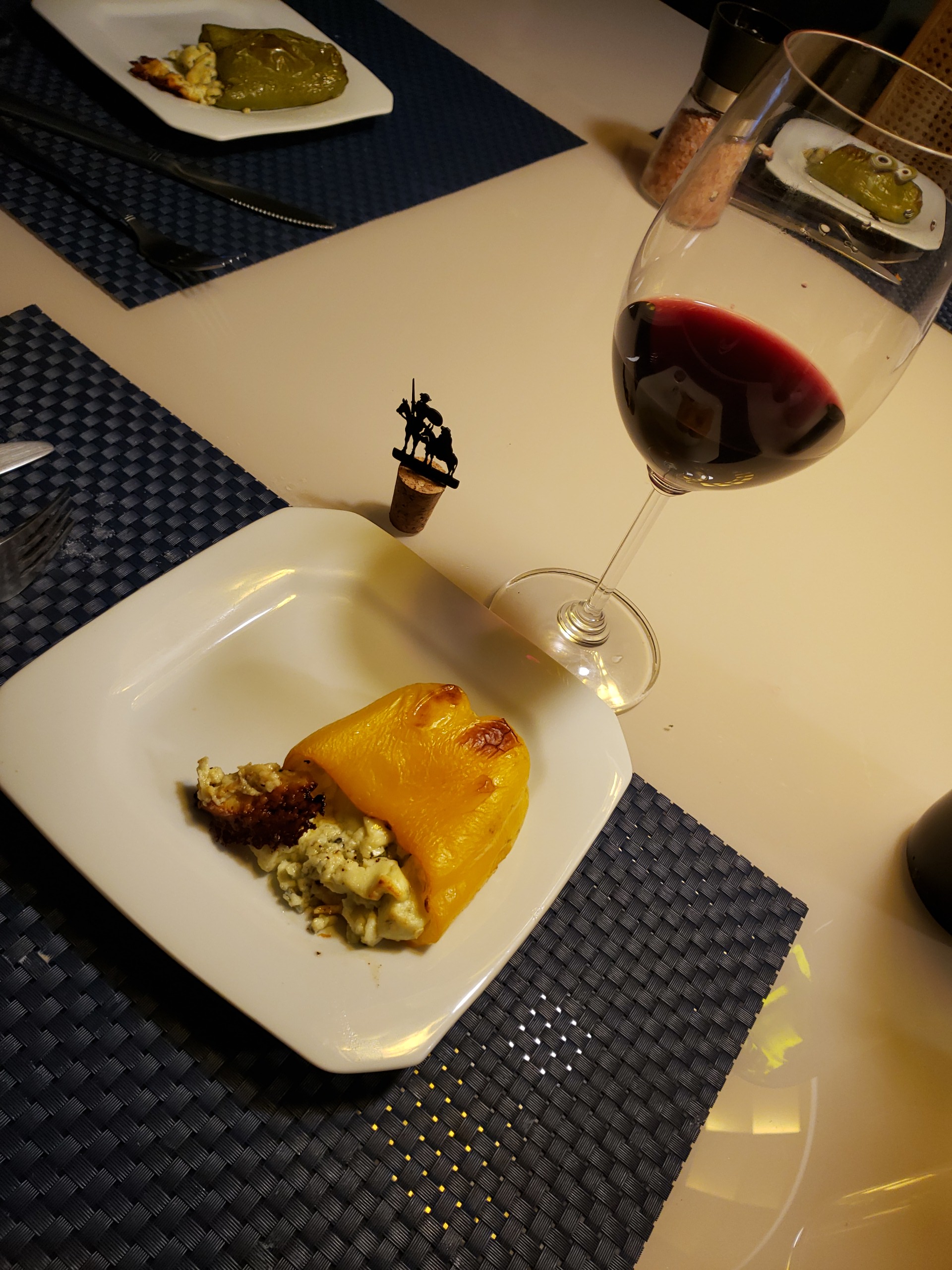 Pimentão Recheado Com Gorgonzola