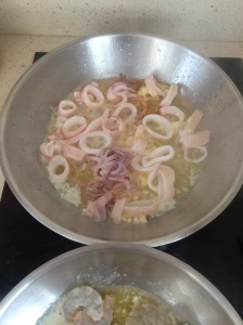 Lula e Camarão Aperitivo