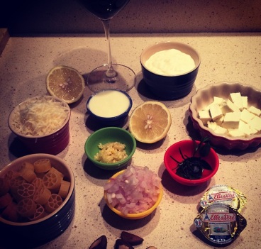 Ruote com Molho de Queijos na Manteiga