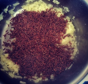 Risoto de Arroz Selvagem com Frutos do Mar