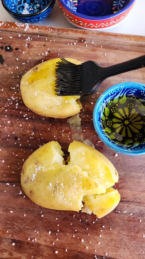 Batatas ao Murro na Airfryer