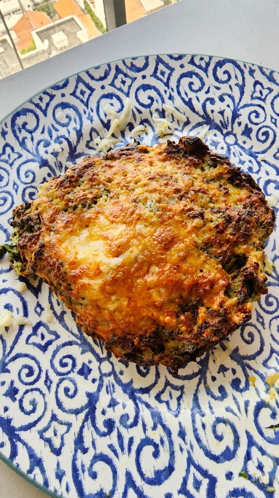 Suflê de Espinafre; Shimeji na Airfryer