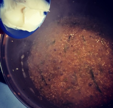 Risoto de Quinoa com Abobrinha