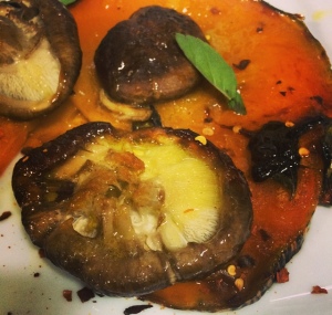 Carpaccio de Abóbora com Shitake