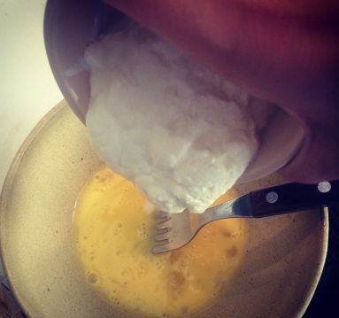 Quiche de Espinafre e Queijo Brie