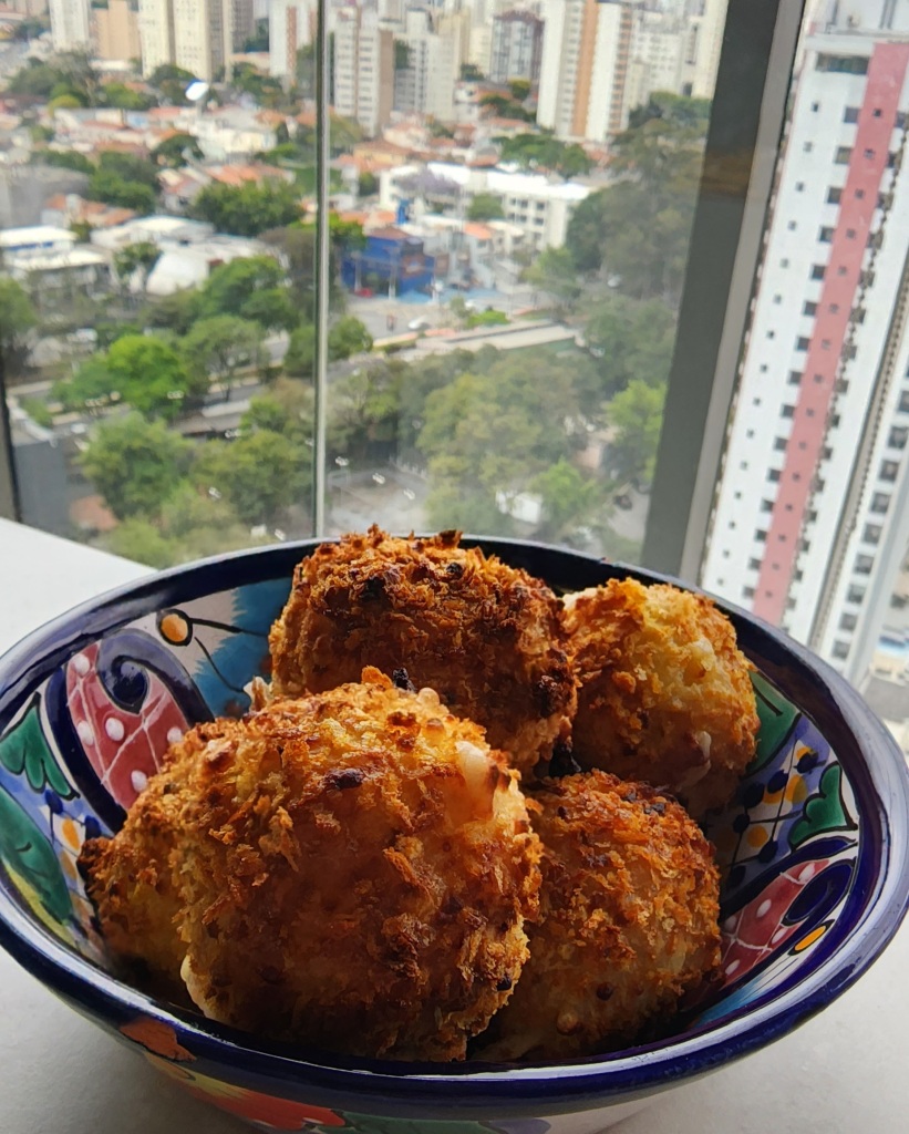 Arancini de Alcachofra na Airfryer