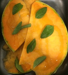 Carpaccio de Abóbora com Shitake