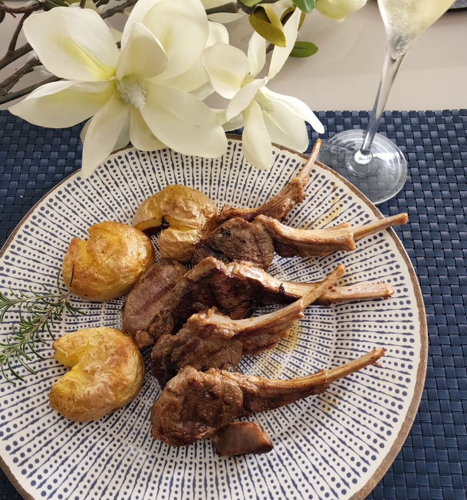 Carré de Cordeiro na Frigideira