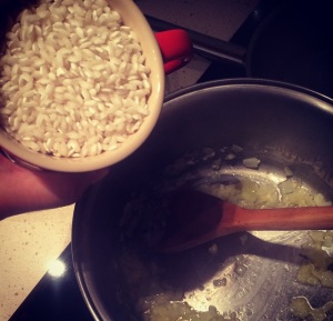 Risoto de Limão e Alho Poró