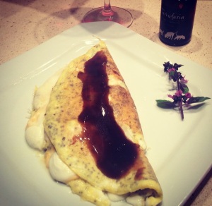 Omelete de Queijos Al Tartufo