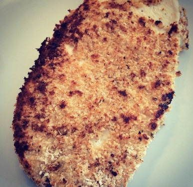 Filet de Frango com Crosta de Aveia