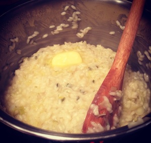 Risoto de Limão e Alho Poró