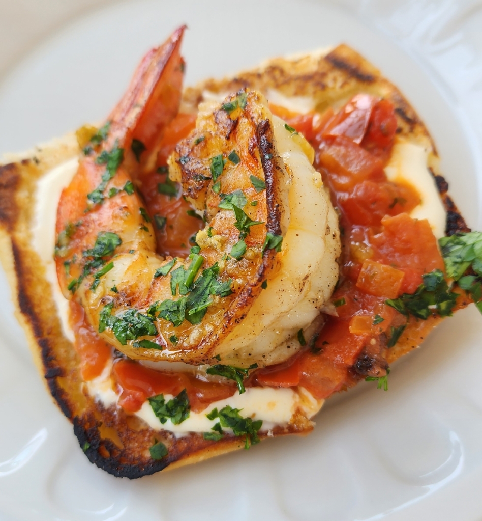 Bruschetta de Camarão