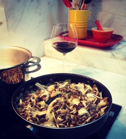 Macarrão com Shimeji