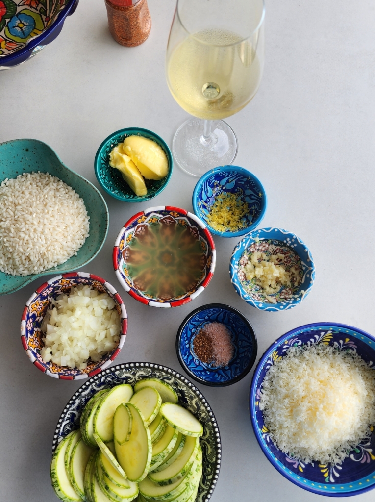 Risoto de Limão e Abobrinha