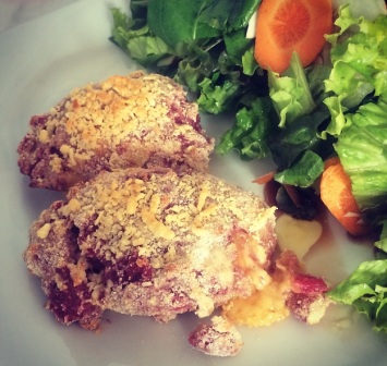 Bolinho de Risoto de Beterraba no Forno ou Arancini de Beterraba
