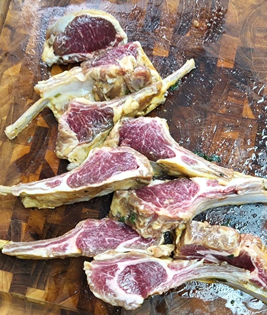 Carré de Cordeiro na Frigideira