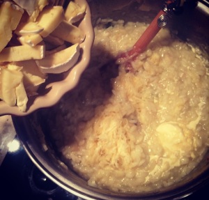 Risoto de Brie e Castanhas