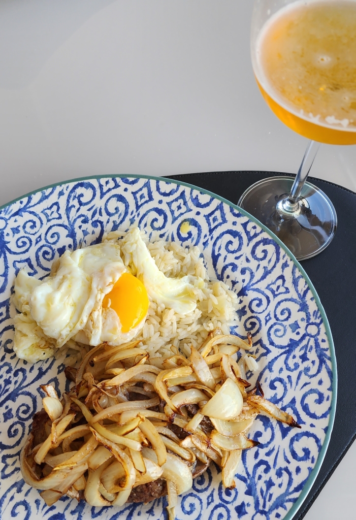 Bife Acebolado na Arifryer