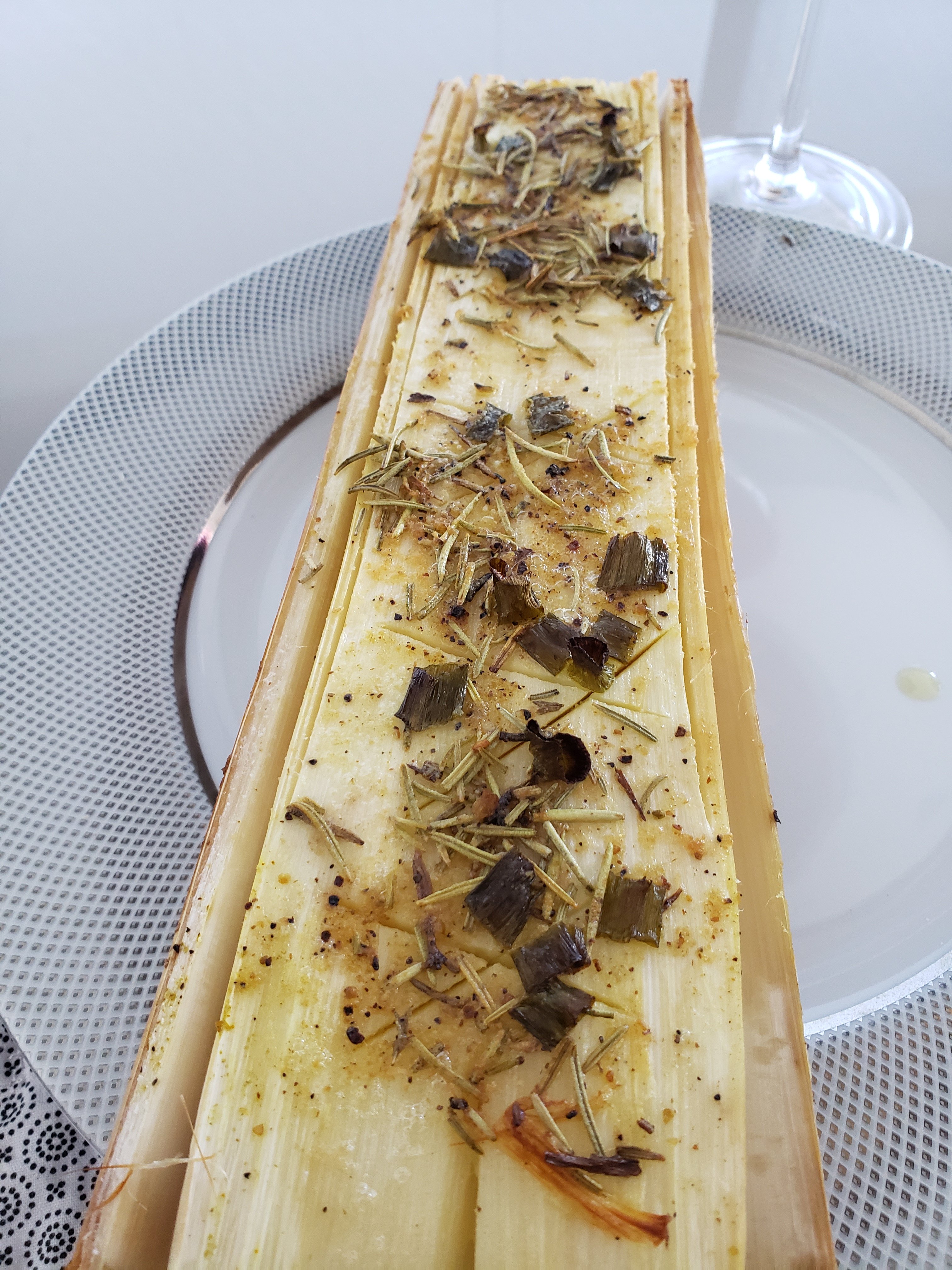 Palmito Pupunha No Forno com Especiarias