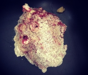 Bolinho de Risoto de Beterraba no Forno ou Arancini de Beterraba