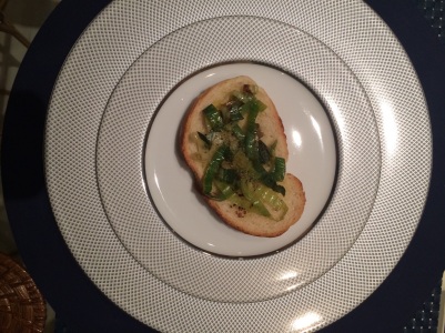 Bruschetta de Alho Poró