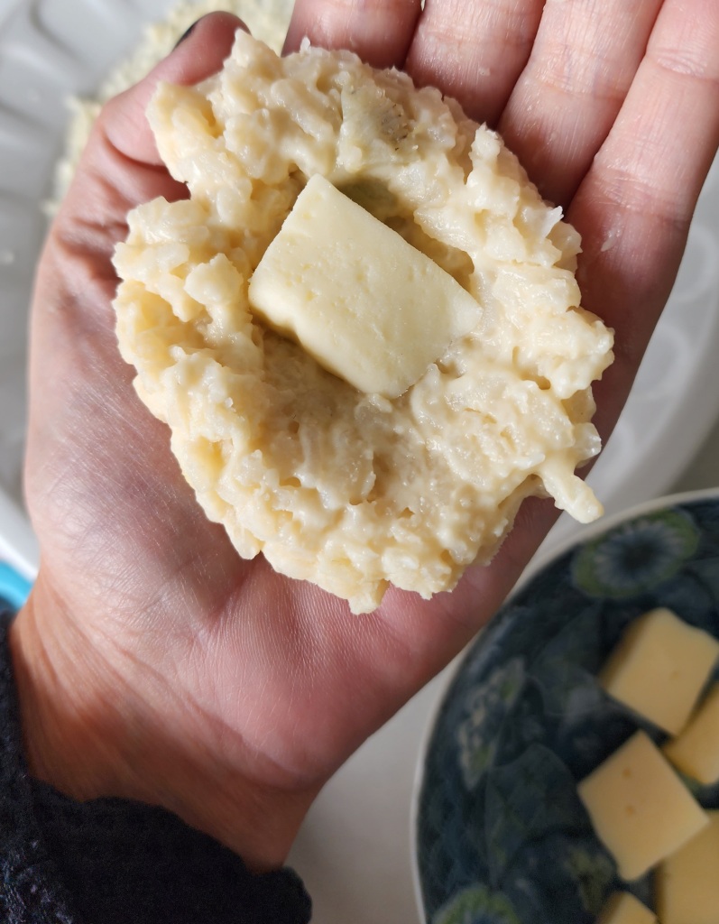 Arancini de Alcachofra na Airfryer