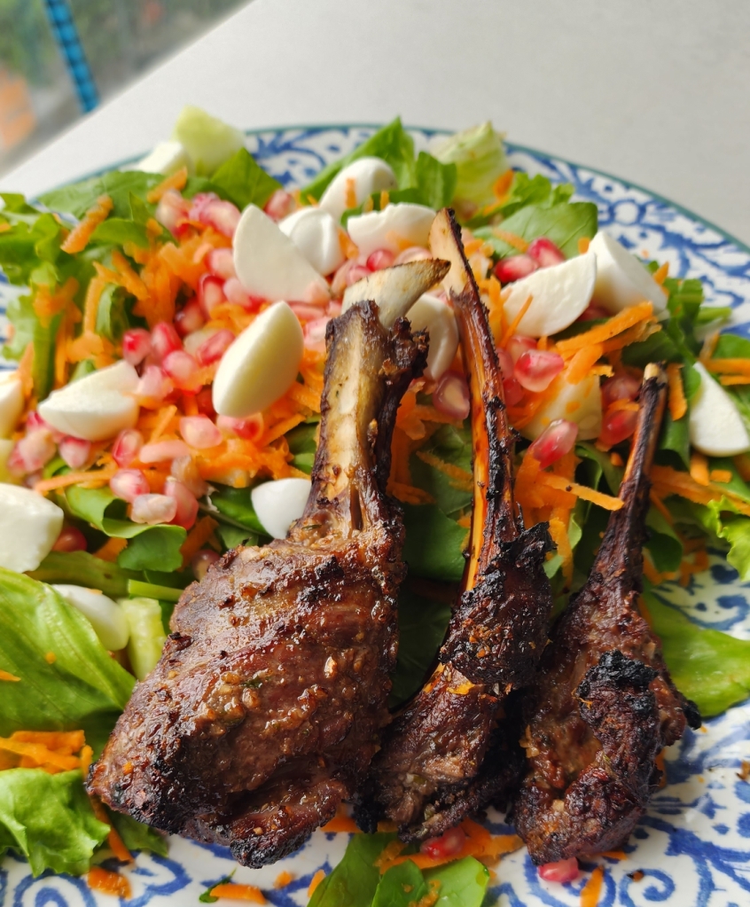 Carré de Cordeiro na airfryer