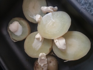 Batatas Coradas com Curry